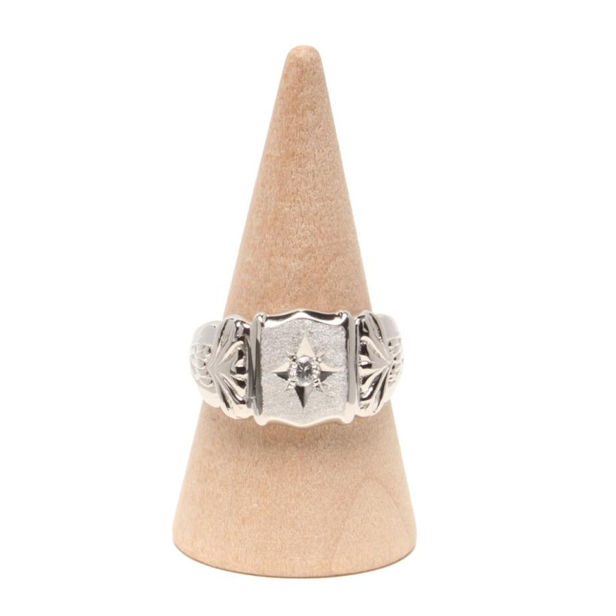 美品 Pt1000 リング 指輪 ダイヤ0.10ct レディース SIZE 15号 中古  