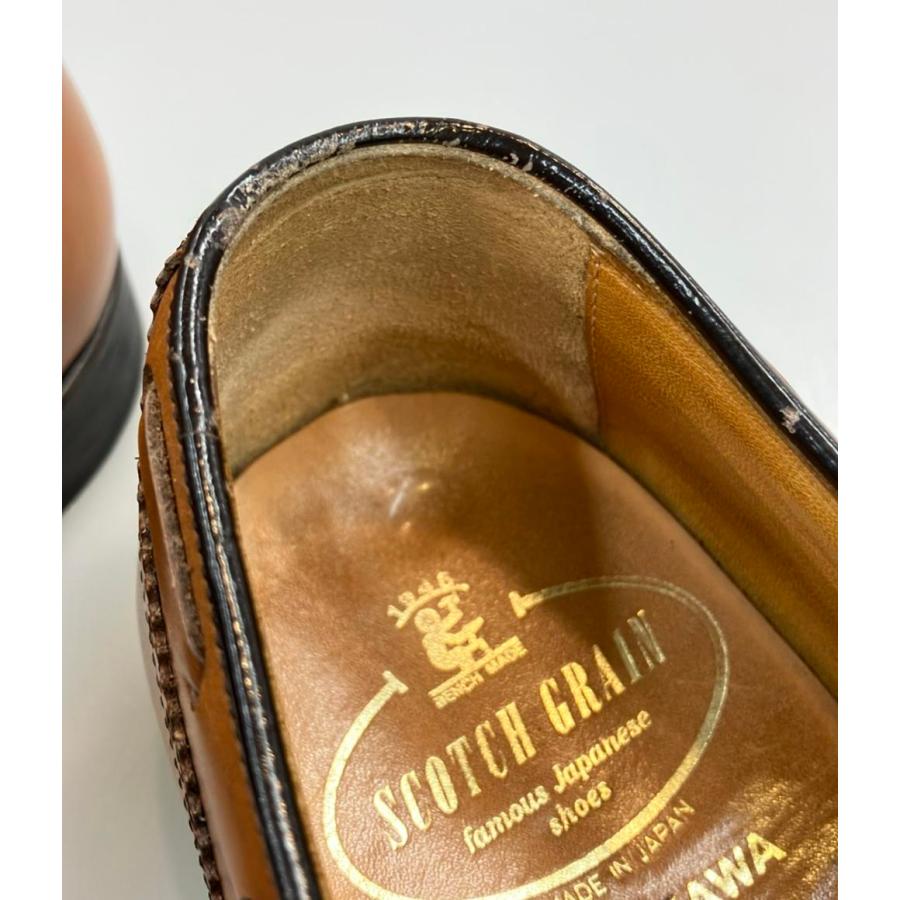スコッチグレイン タッセルローファー ウィングチップ メンズ SIZE 24