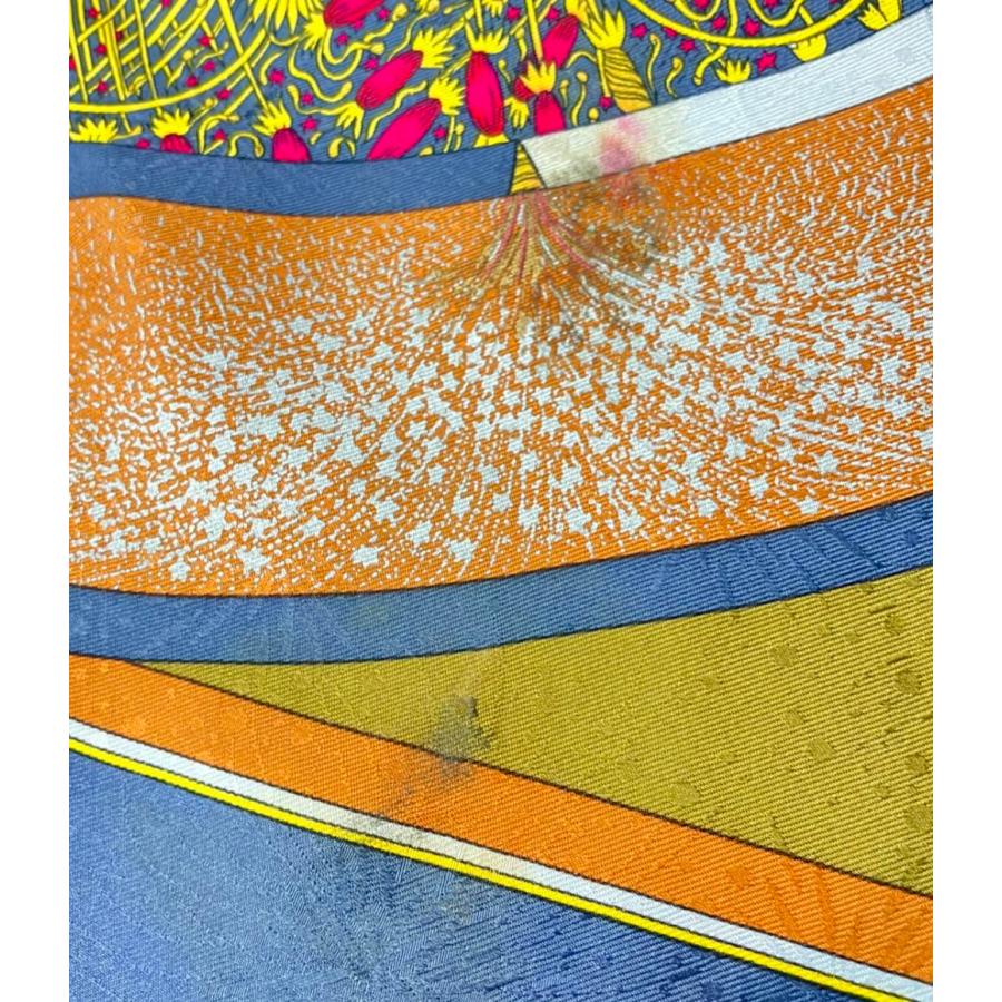 エルメス スカーフ カレ90 シルク100% 技巧の炎 FEUX D'ARTIFICE