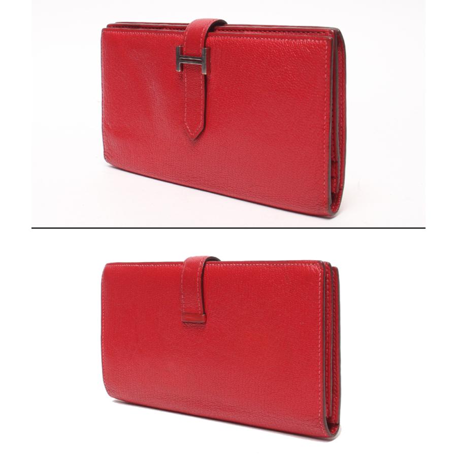エルメス 長財布 X刻印 シルバー金具 ベアンスフレ レディース HERMES