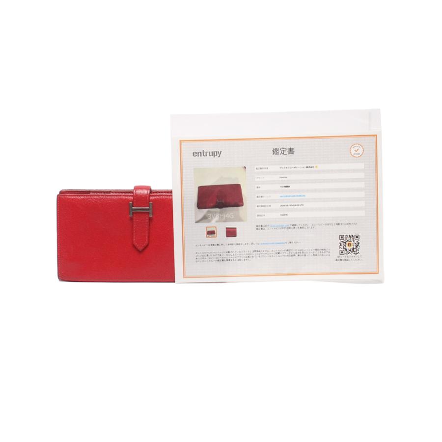 エルメス 長財布 X刻印 シルバー金具 ベアンスフレ レディース HERMES