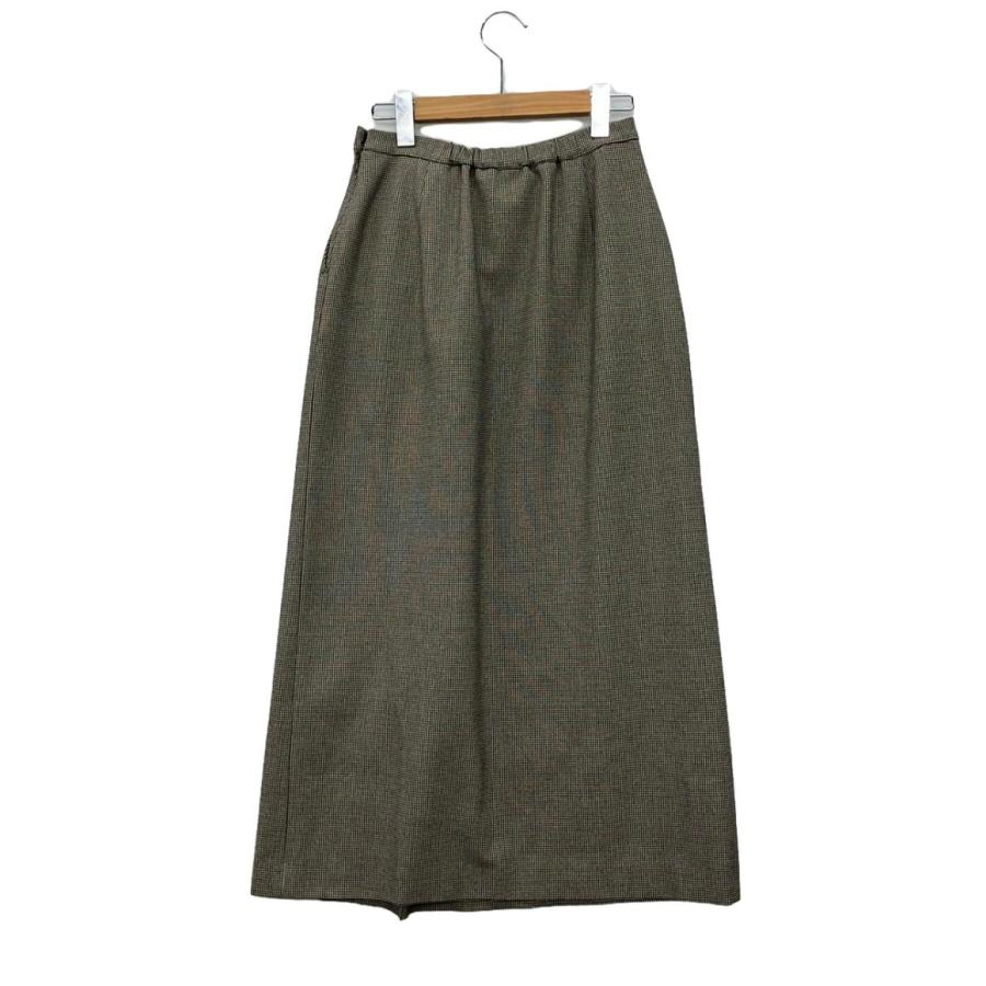 美品 スリードッツ ロングスカート 千鳥格子 レディース SIZE S