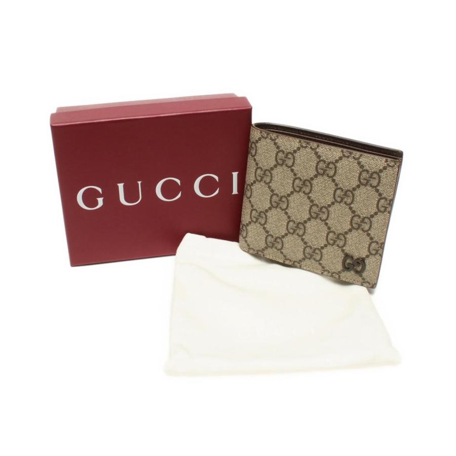 GUCCI GGスプリーム　キャンパス 二つ折り財布 コインウォレット GGスプリーム コインウォレット 二つ折り財布 その他 PVC