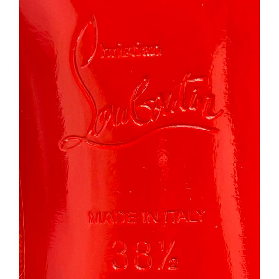 Christian Louboutinスタッズ付きポインテッドトゥパンプス 38 美品 クリスチャンルブタン スタッズポインテッドトゥピンヒール