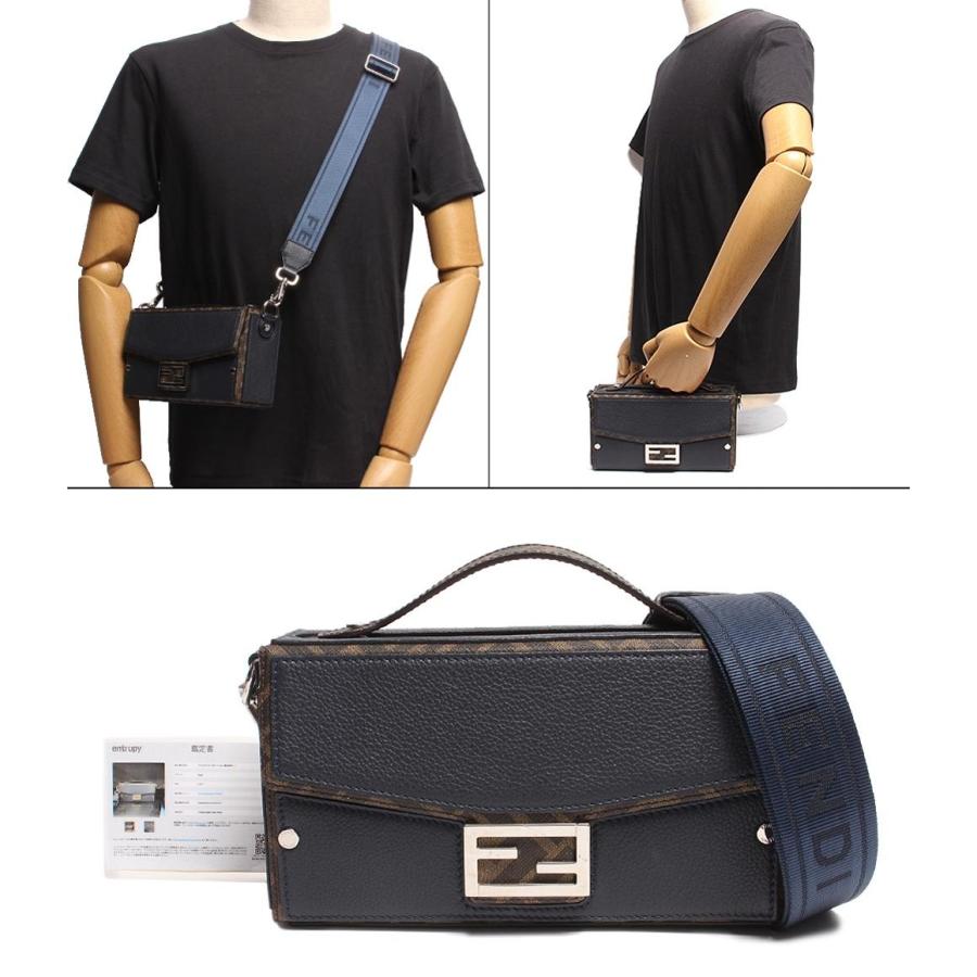 フェンディ クロスボディバッグ ショルダーバッグ FFロゴ シルバー金具