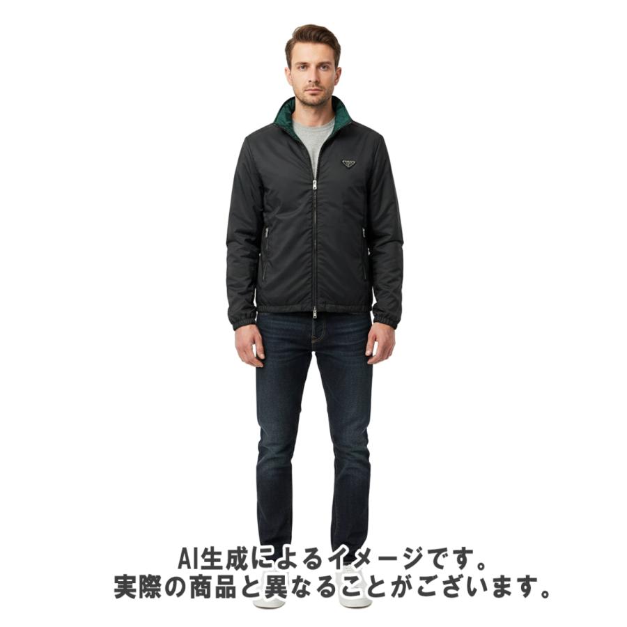プラダ ブルゾン リバーシブル  三角プレート ジップアップ This is a PRADA reversible nylon jacket SGB223 R232 1060 メンズ SIZE 48 (M) PRADA 中古の画像