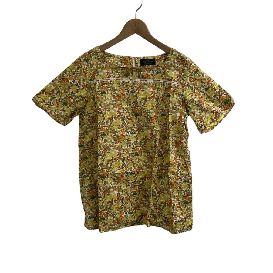 美品 ニューヨーカー 半袖ブラウス 花柄 レディース SIZE 9R (M 