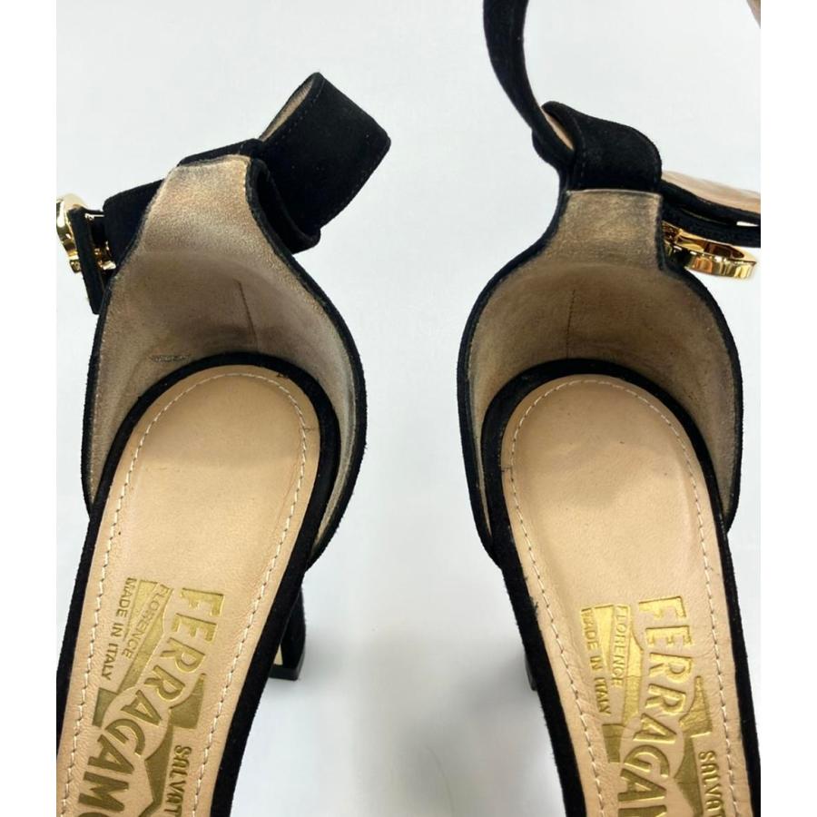 サルヴァトーレフェラガモ アンクルストラップサンダル ガンチーニ