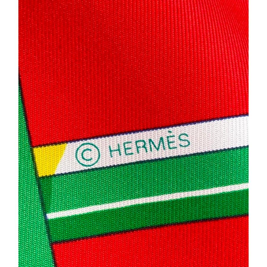 美品 エルメス スカーフ カレ90 シルク100% 自由への車輪 En Roue