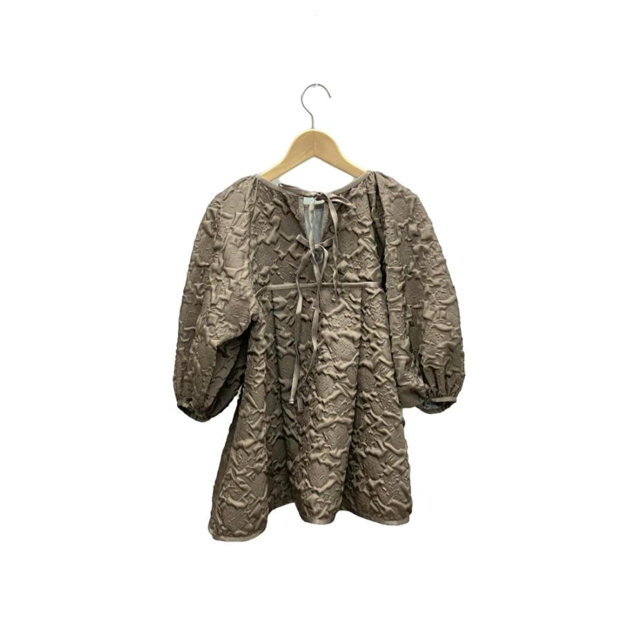 美品 ジプソフィア gypsohila 花柄パフスリーブ半袖ブラウス レディース F 美品 ジプソフィア 花柄パフスリーブ半袖ブラウス レディース