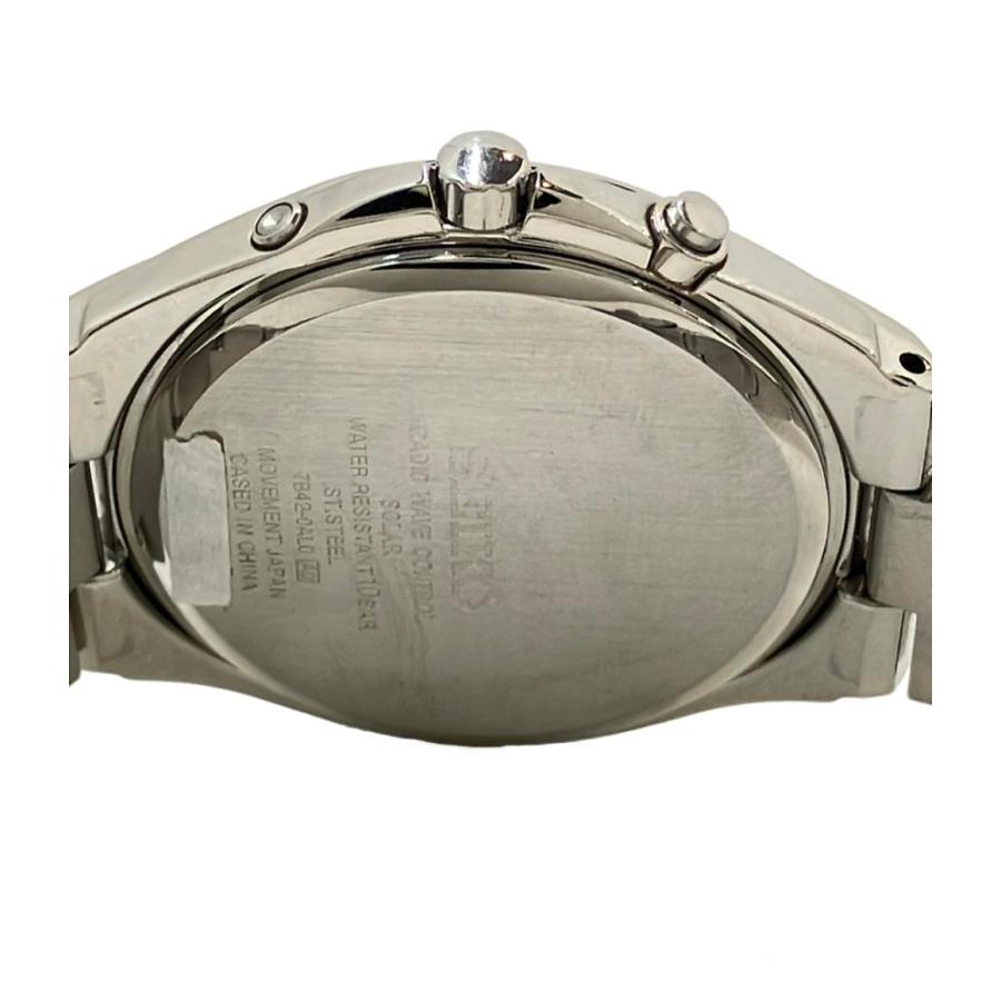 セイコー 腕時計 ソーラー シルバー 7B42-0AL0 メンズ SEIKO 中古