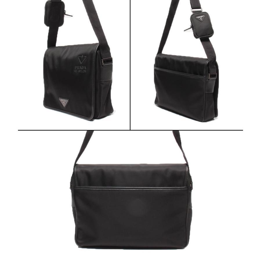 美品 プラダ メッセンジャーバッグ ショルダーバッグ リナイロン 斜め