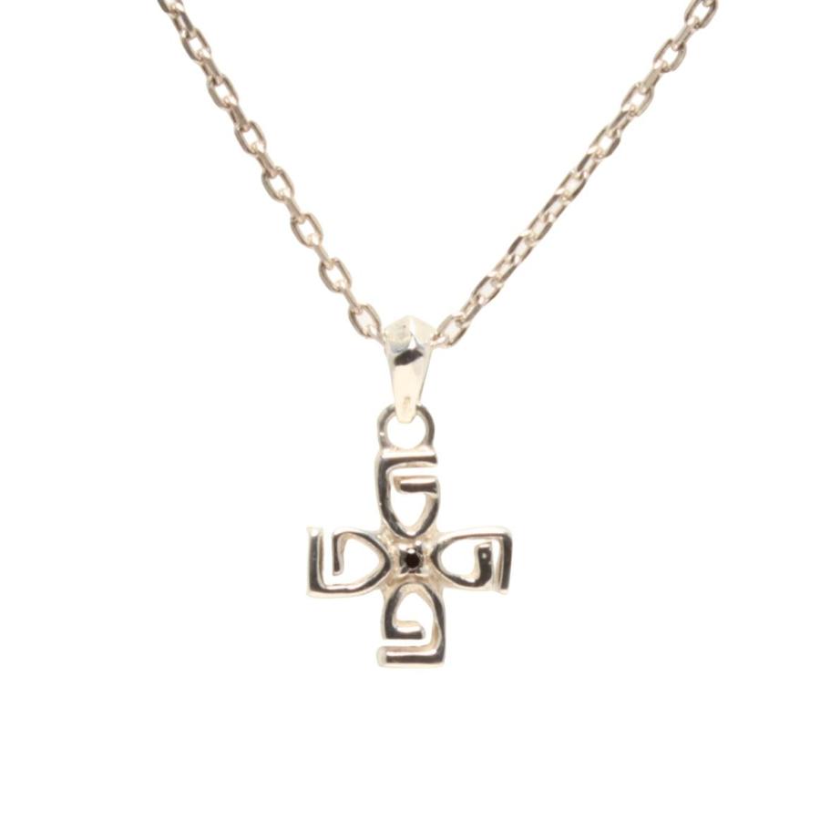 ガルニ ネックレス SV925 SV ロゴ クロスモチーフ ユニセックス GARNI