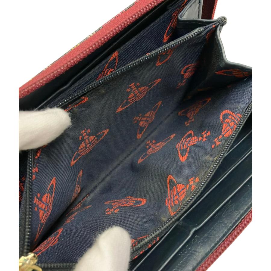 ヴィヴィアンウエストウッド ラウンドファスナー長財布 レディース
