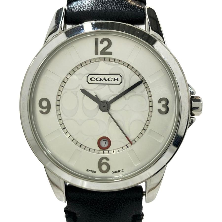 コーチ 腕時計 クオーツ シルバー 0290 レディース COACH 中古