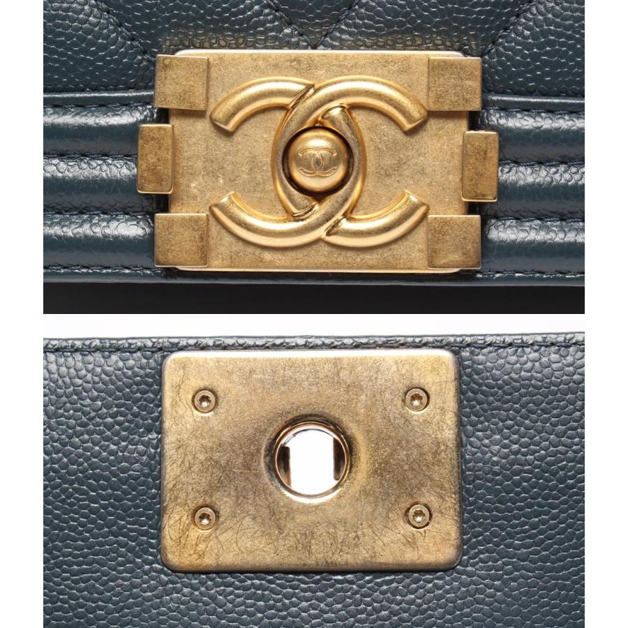 シャネル チェーンショルダーバッグ ボーイシャネル25 ゴールド金具 V