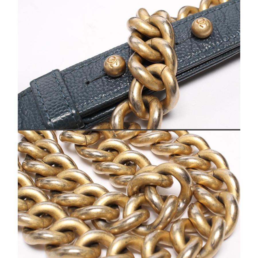 シャネル チェーンショルダーバッグ ボーイシャネル25 ゴールド金具 V