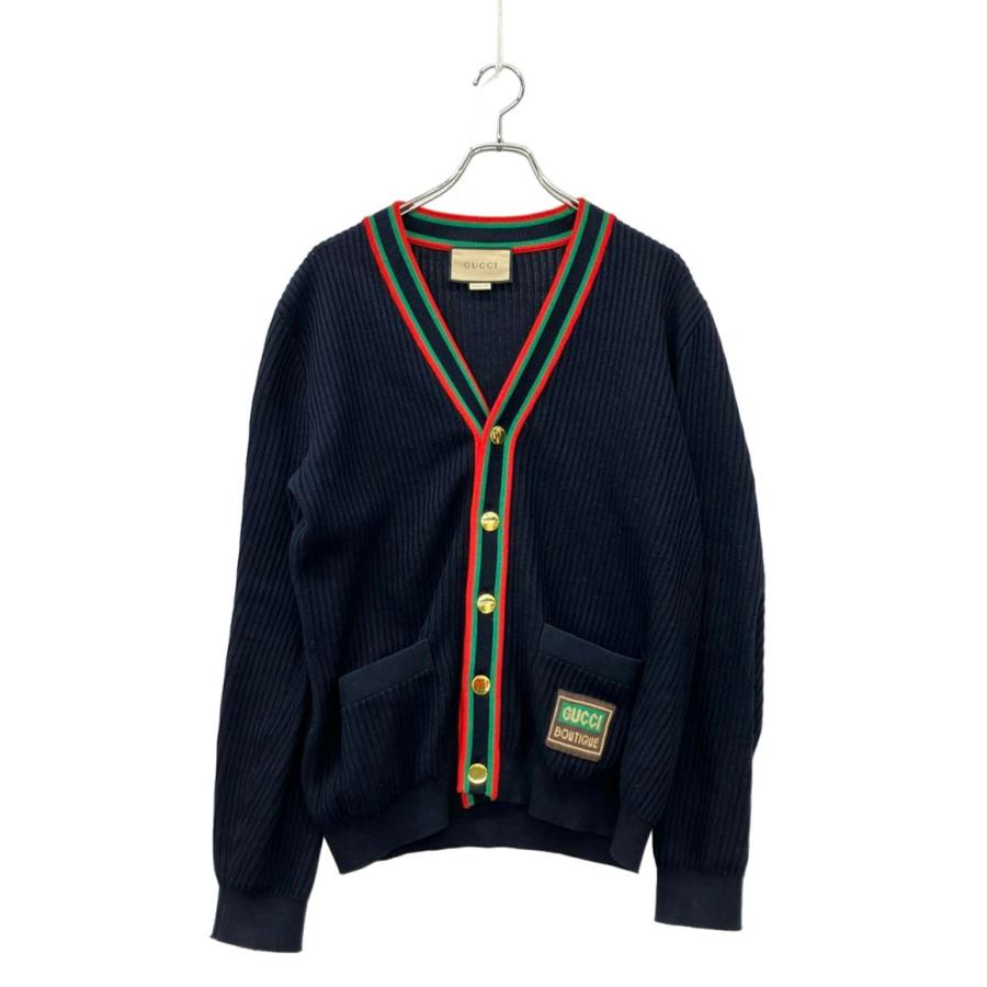 グッチ シェリーライン カーディガン メンズ SIZE S GUCCI 中古