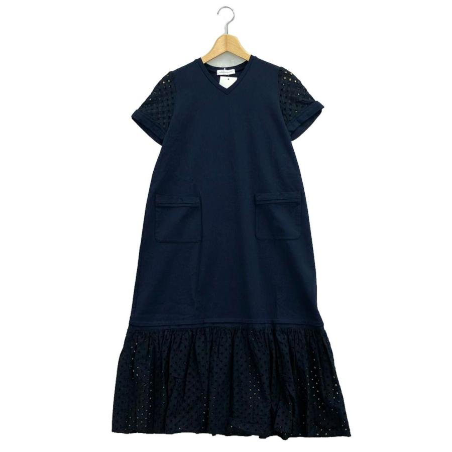 美品 マーロンエノンフィ 半袖レースワンピース ME-23SS1D レディース  