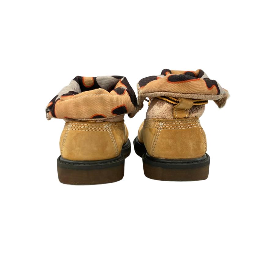 【新品級・箱付き】Timberland ブーツ ロールトップ ブラウン(迷彩柄) ティンバーランド ロールトップブーツ 迷彩柄 キッズ SIZE 16.5 (M