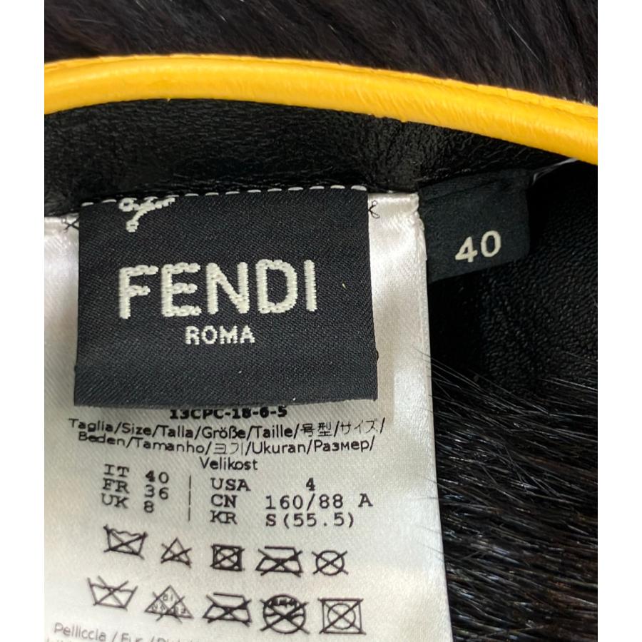 フェンディ フィラ ミンクファージャケット リバーシブル FNE67G A61U