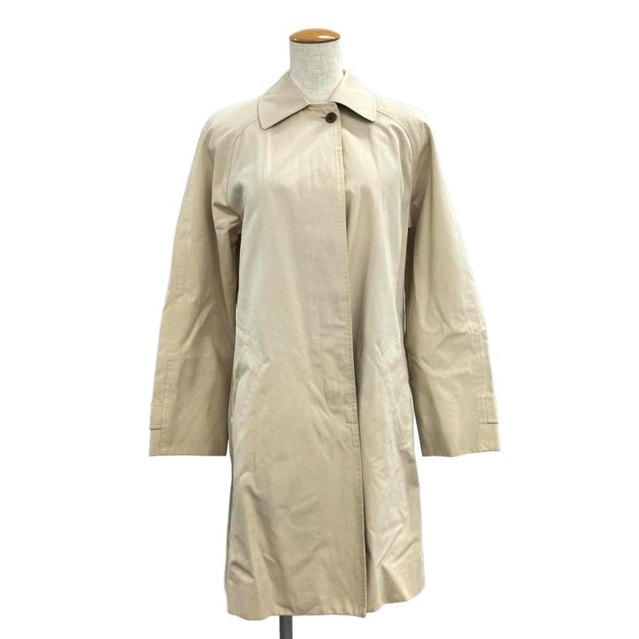 『Burberry』バーバリー (38) チェック柄 ステンカラーコート バーバリーブルーレーベル ステンカラーコート チェック レディース