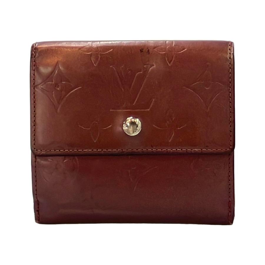 ルイ・ヴィトン Wホック 三つ折り財布 モノグラムマット ポルトモネ