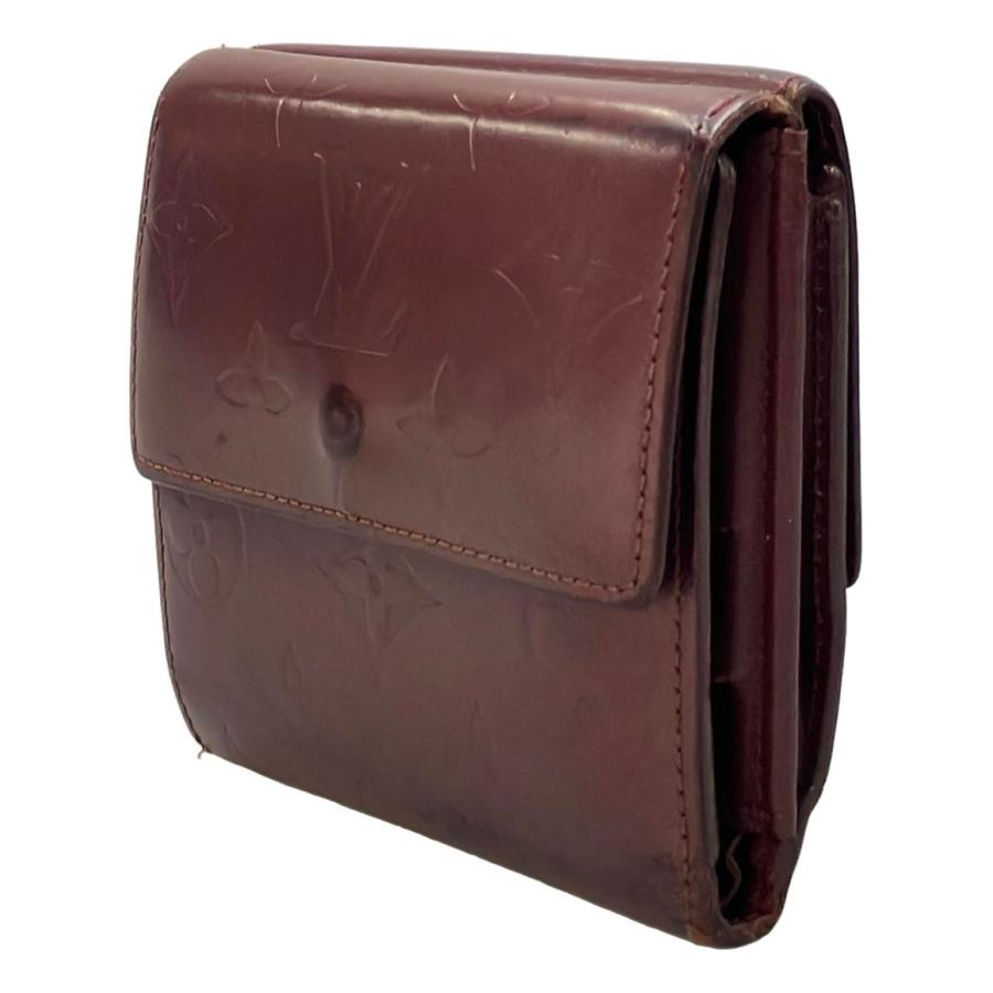 ルイ・ヴィトン Wホック 三つ折り財布 モノグラムマット ポルトモネ