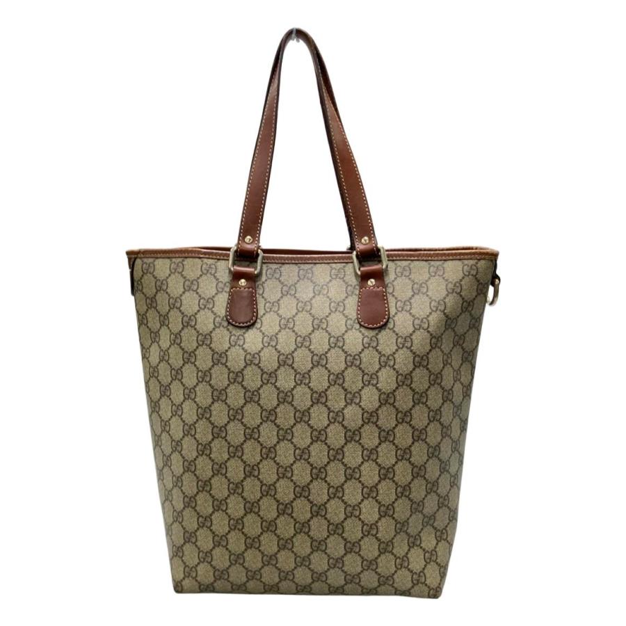 極美品現行 GUCCI チェーンショルダー トートバッグ GG スプリーム グッチ トートバッグ ショルダーバッグ 肩掛け GGスプリーム