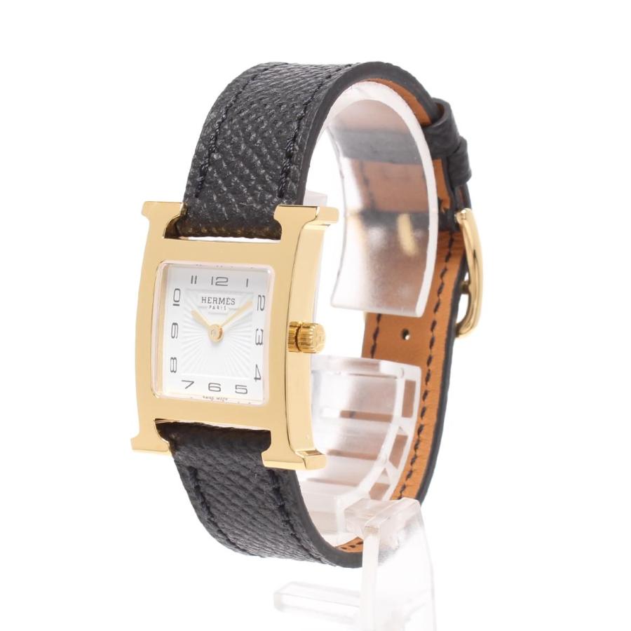 中古 エルメス HERMES HH1.201 ホワイト レディース 腕時計 HERMES - 中古 エルメス HERMES HH1.201 ホワイト レディース 腕時計の