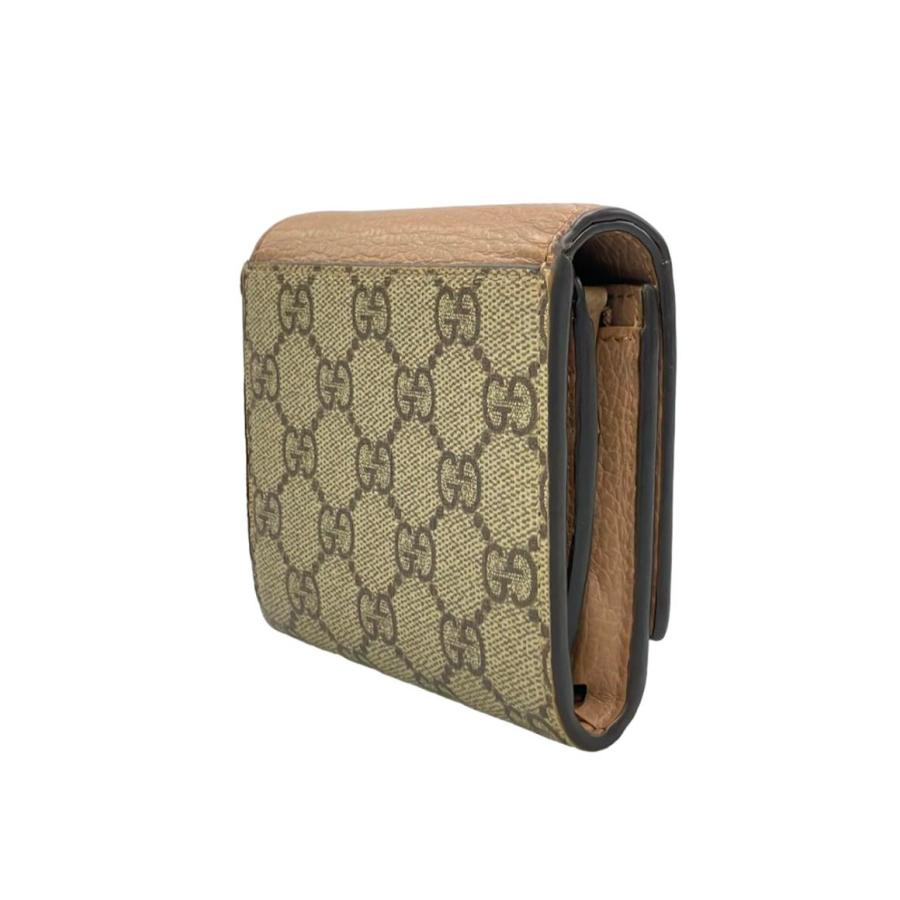 グッチ 二つ折り財布 GGマーモント 598587 2149 レディース GUCCI グッチ 二つ折り財布 GGマーモント 598587 2149 レディース GUCCI 中古