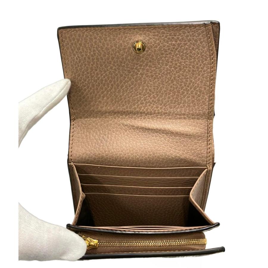 グッチ 二つ折り財布 GGマーモント 598587 2149 レディース GUCCI グッチ 二つ折り財布 GGマーモント 598587 2149 レディース GUCCI 中古