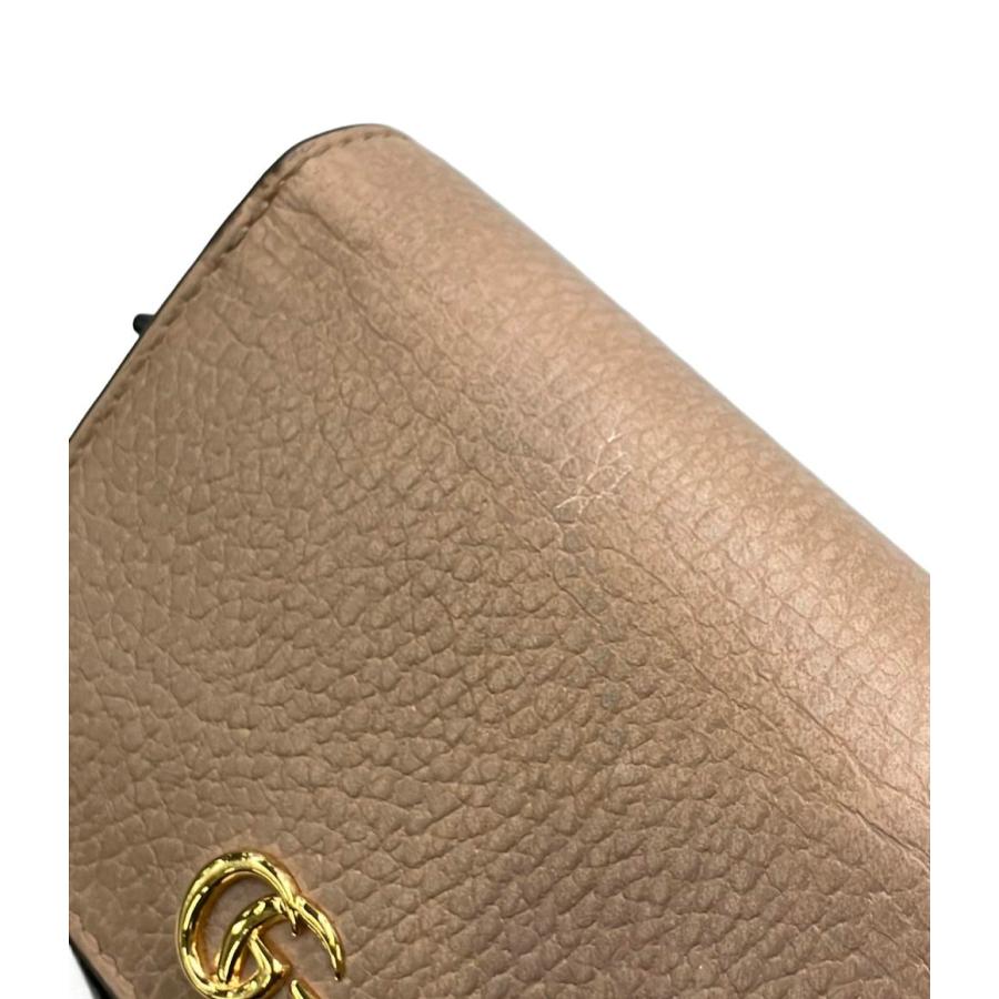 グッチ 二つ折り財布 GGマーモント 598587 2149 レディース GUCCI グッチ 二つ折り財布 GGマーモント 598587 2149 レディース GUCCI 中古