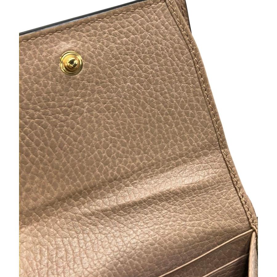 グッチ 二つ折り財布 GGマーモント 598587 2149 レディース GUCCI 中古
