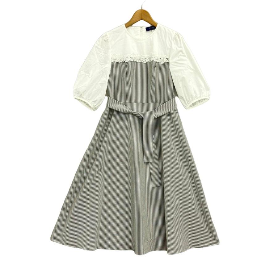 美品 エムズグレイシー 半袖ワンピース レディース SIZE 38 (M) M