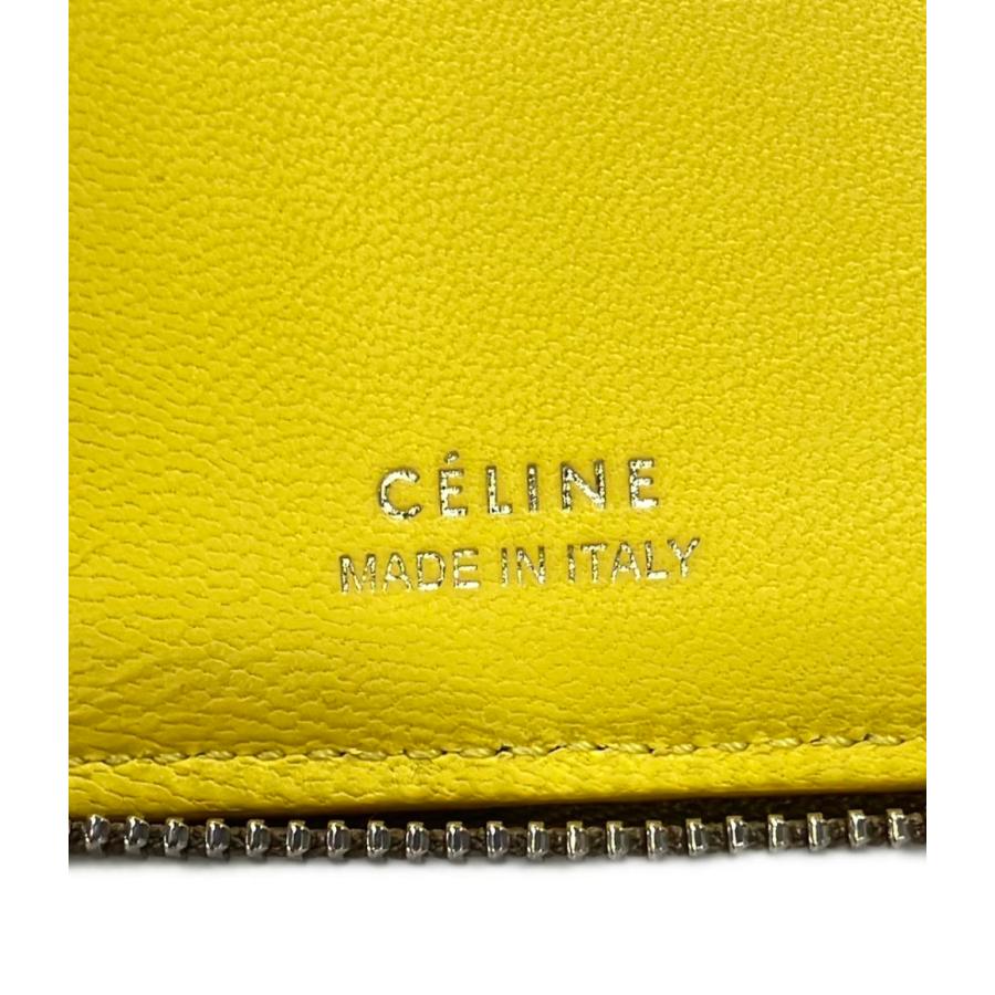 セリーヌ ラウンドファスナー二つ折り財布 レディース CELINE 中古