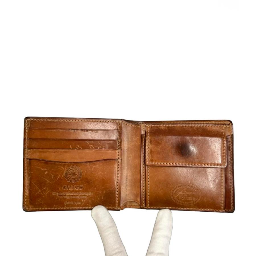 ガンゾ 二つ折り財布 シェルコードバン 2 メンズ GANZO 中古 : Rehello