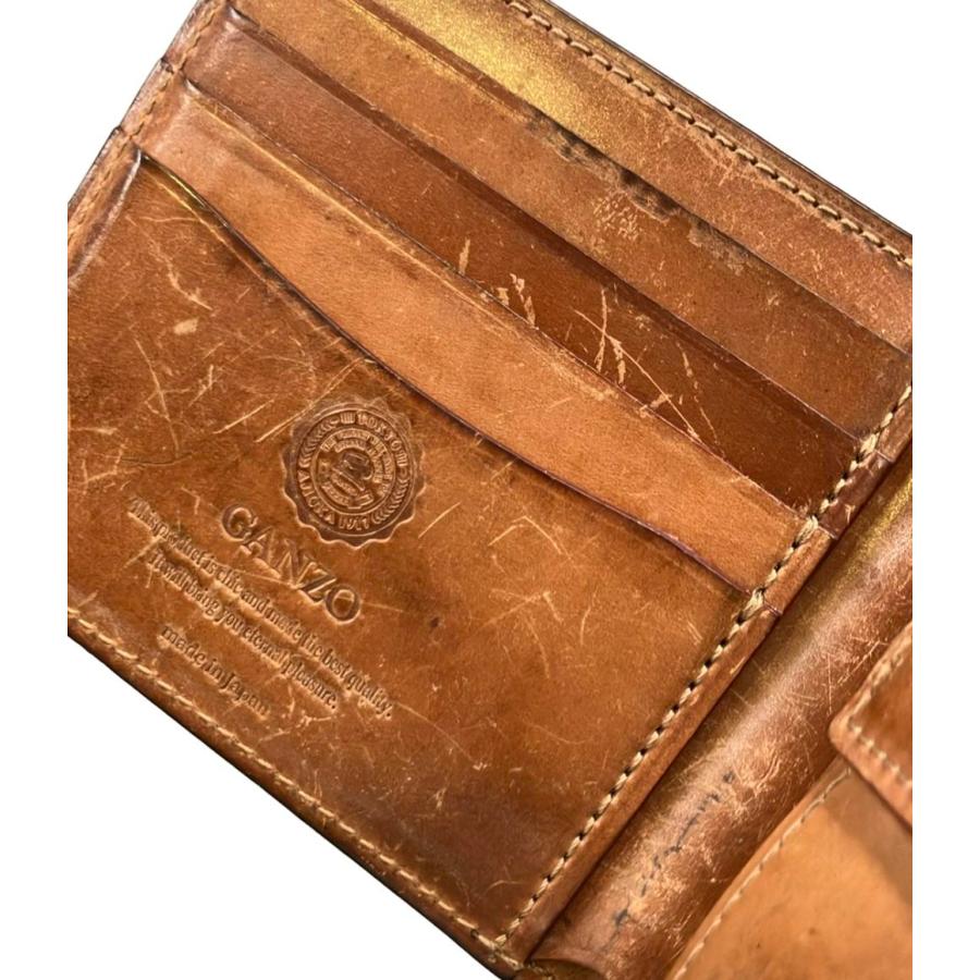 ガンゾ 二つ折り財布 シェルコードバン 2 メンズ GANZO 中古 : Rehello