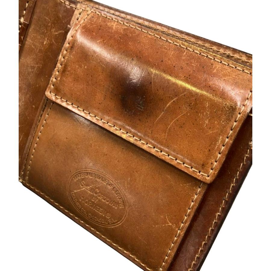 ガンゾ 二つ折り財布 シェルコードバン 2 メンズ GANZO 中古 : Rehello