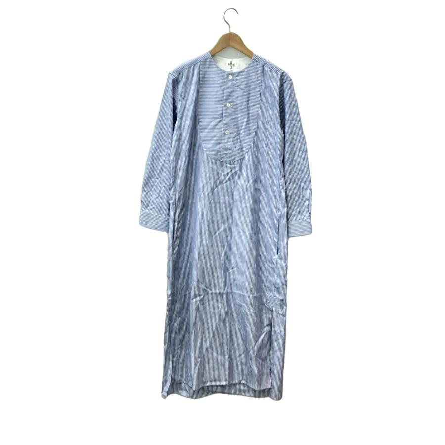 セブリン 長袖シャツワンピース ストライプ柄 レディース SIZE S