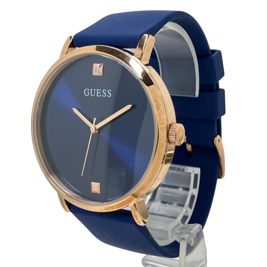 ゲス 腕時計 クオーツ ネイビー W1264G3 メンズ Guess 中古 : Rehello