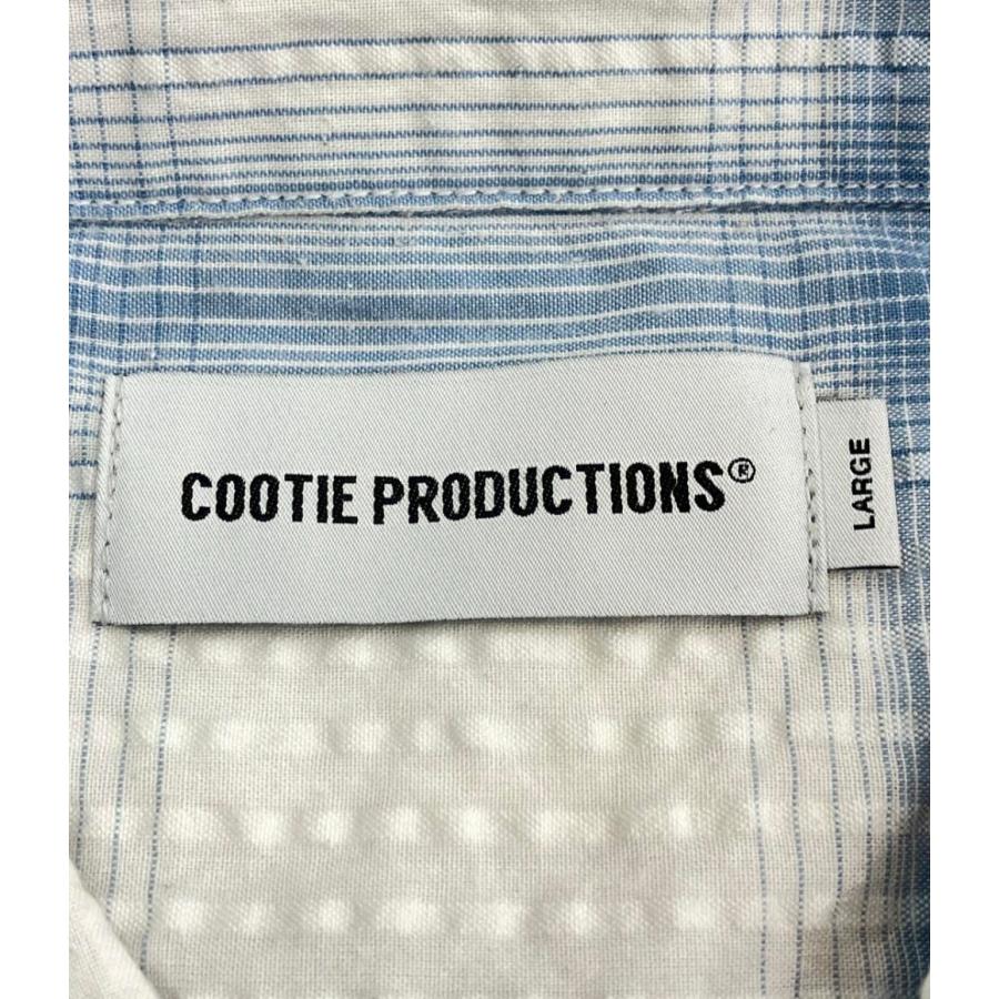 クーティプロダクションズ 半袖チェックシャツ メンズ SIZE LARGE (L