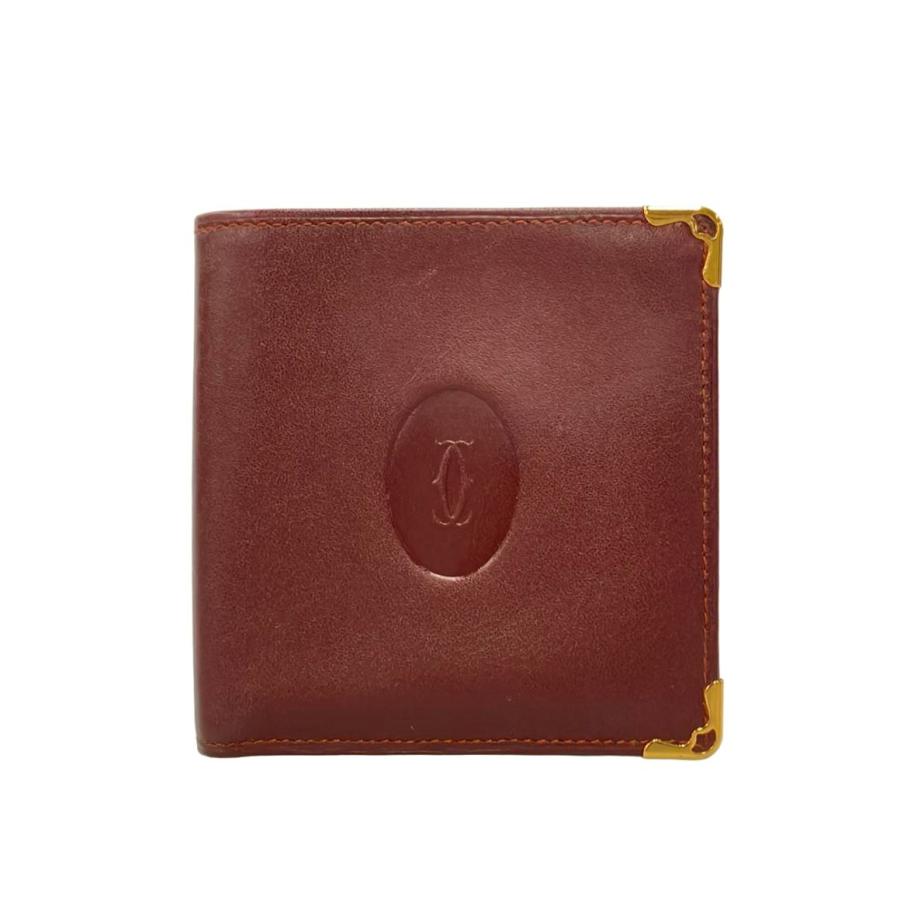 カルティエ 二つ折り財布 マスト ドゥ 73184192 レディース Cartier