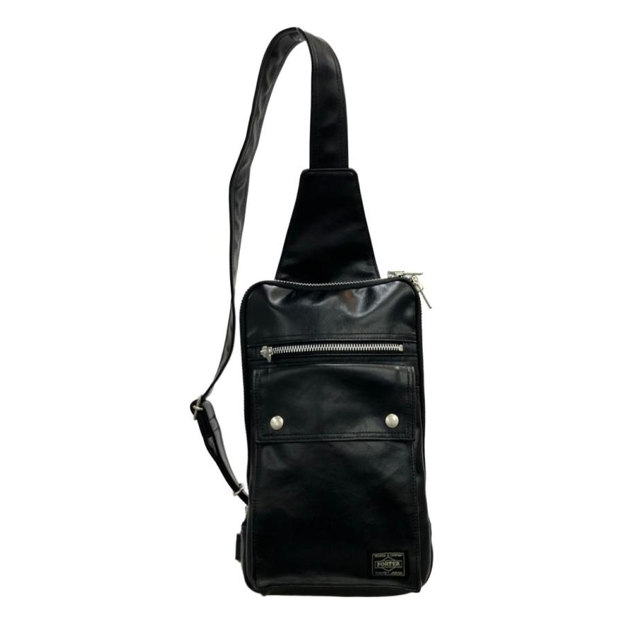 美品 ポーター ボディバッグ スリングショルダーバッグ フリースタイル