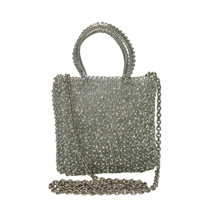 美品 アンテプリマ 2way ハンドバッグ チェーンショルダーバッグ