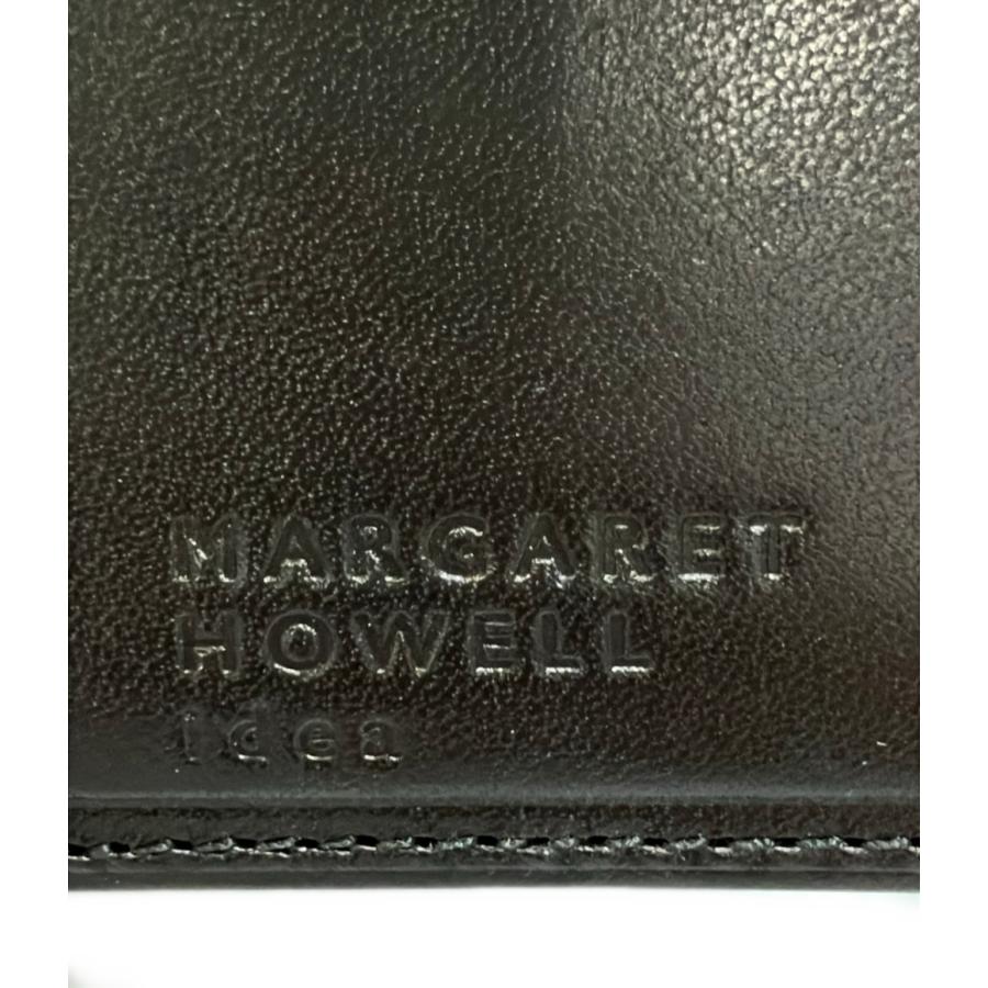 美品 マーガレットハウエル アイデア 二つ折り財布 メンズ MARGARET