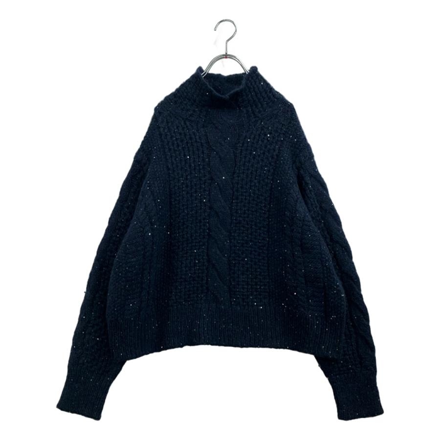 ebure エブール ニット・セーター F 青 【古着】【中古】 ebure - ebure エブール ニット・セーター F 青 【古着】【中古】の