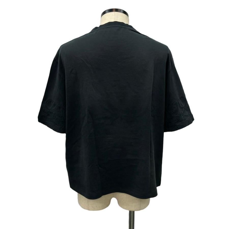 LOEWE 22 プリント 半袖Tシャツ XS 黒/赤 ロエベ 半袖Tシャツ ルーズフィット H526Y22XBT メンズ SIZE XS