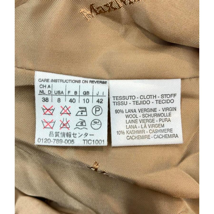 極美品】MAX MARA ウールコート ロング 42 ポンチョ風 銀タグ 極美品