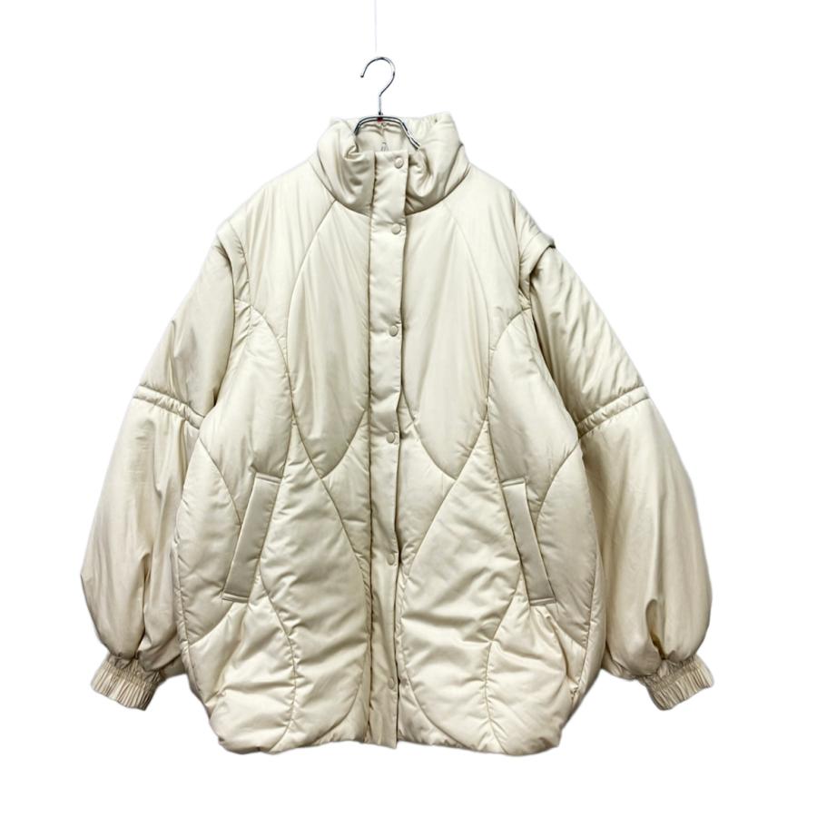 美品 アメリ アウタージャケット 2WAY WAVE STITCH PADDED JACKET 